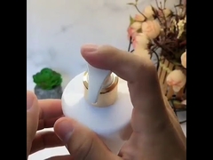 500ml アルミポンプ プラスチックシャンプー ボトル ホワイト ボディウォッシュ ボトル