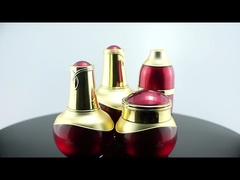 50g 50ml 120ml 高級化粧品 装着 赤ガラス アクリルローション エッセンス 顔クリーム グラス